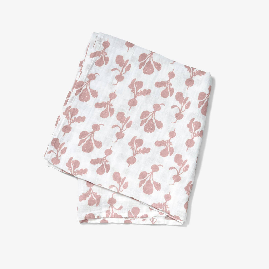 Lewis - Swaddle - Radish | Mauve