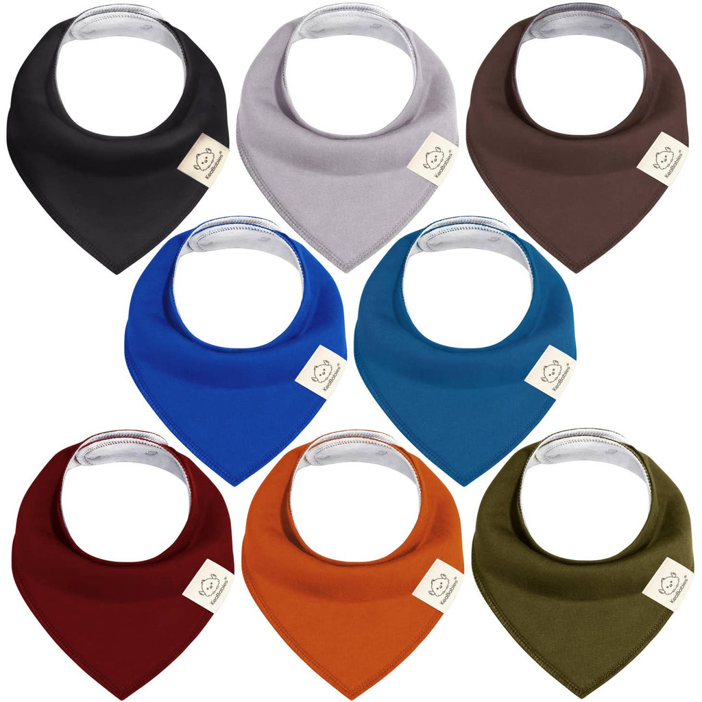 KeaBabie 8-Pack Baby Bandana Bib - Coastline