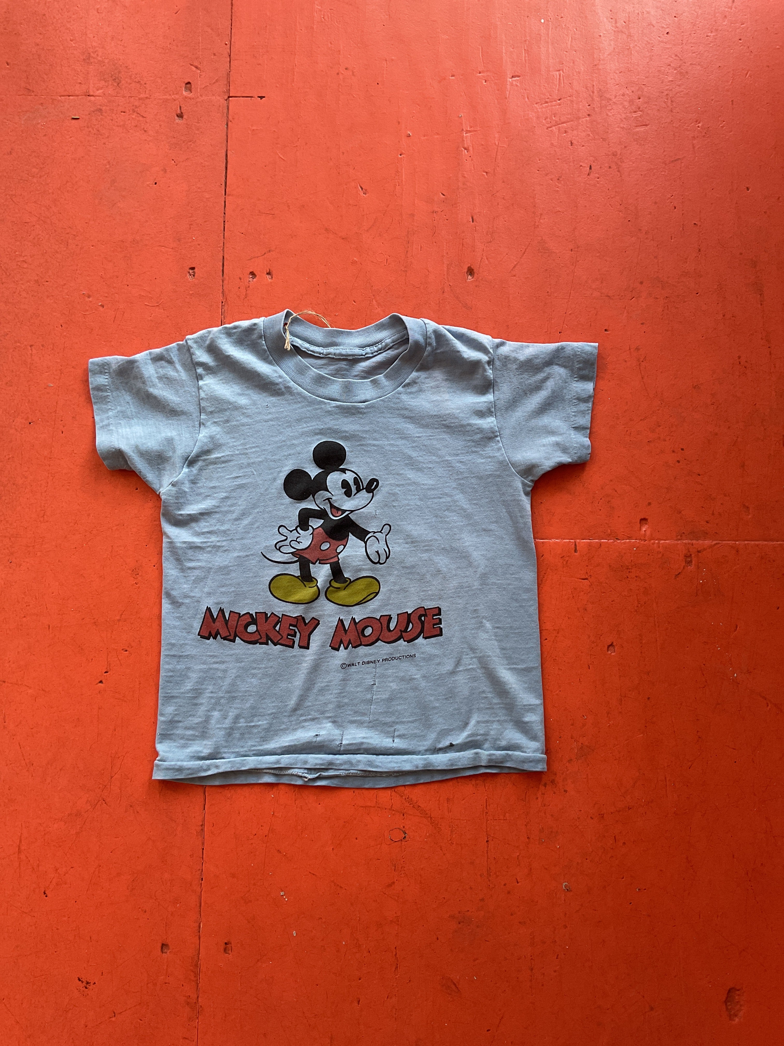 Orphan Darling by Jemima Kirke - 1970s Blue Mickey Mouse T-shirt