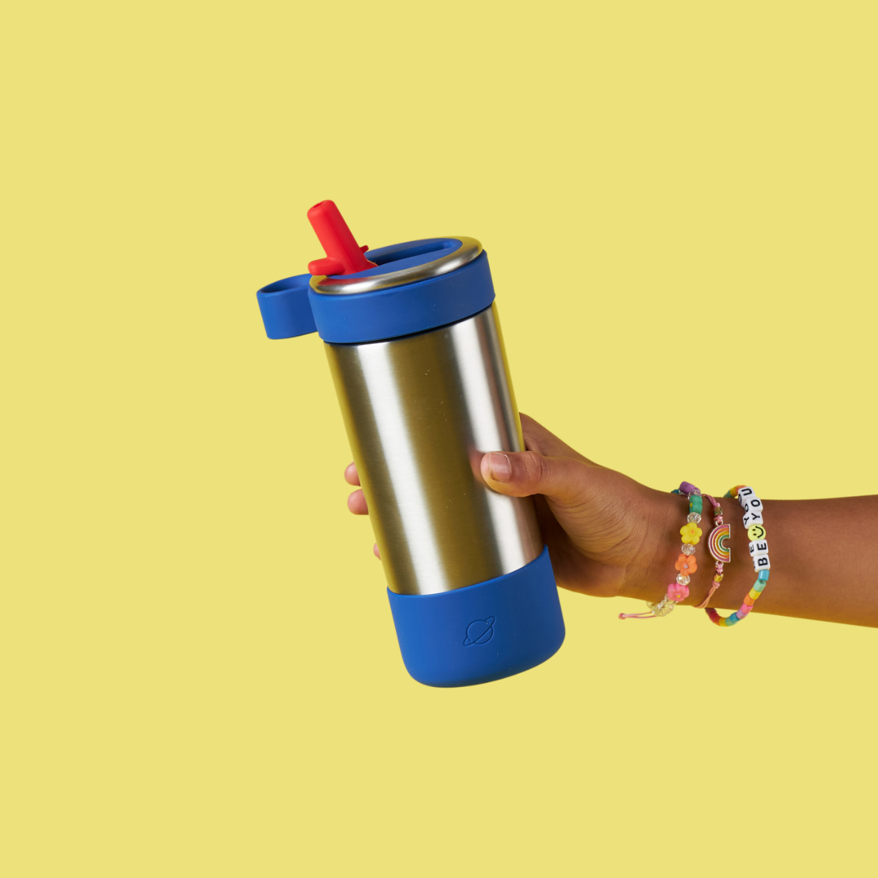 PlanetBox - Glacier Flip Straw Water Bottle