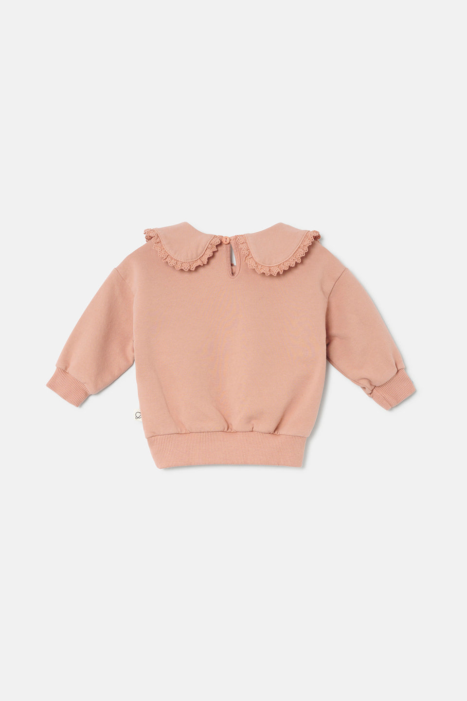 My Little Cozmo Soft-Touch Ruffle Baby Sweatshirt - Pink