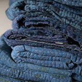 Dignify -  Indigo Kantha Mini Throw