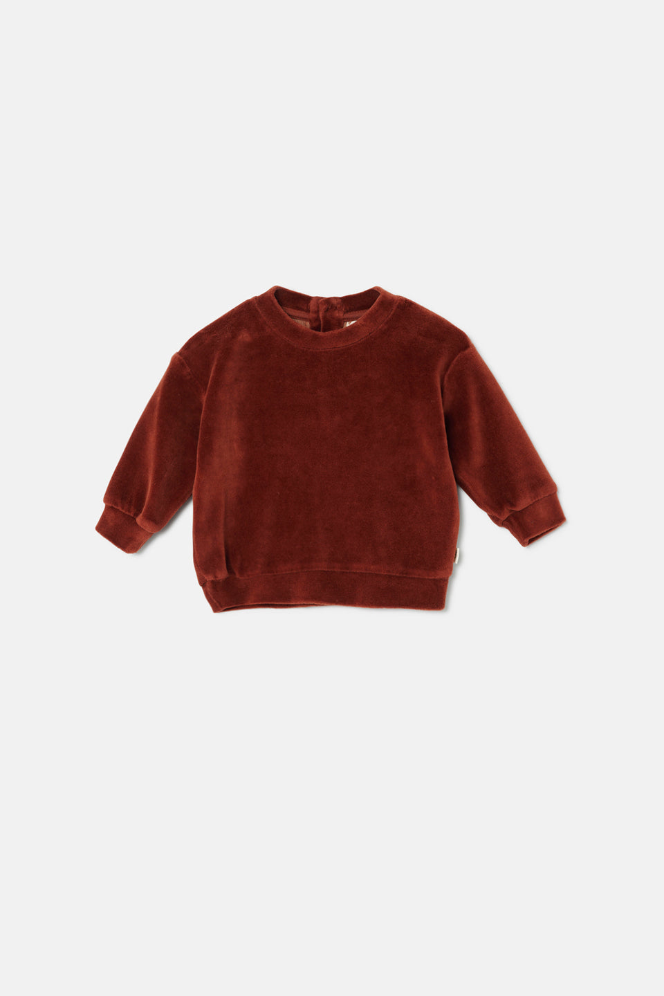 My Little Cozmo Velour Baby Sweatshirt - Brown