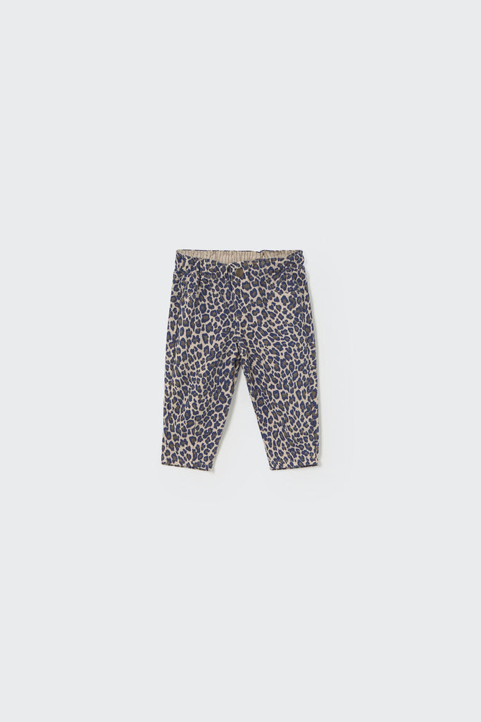 Cozmo - Atenas Animal Print Twill Pant