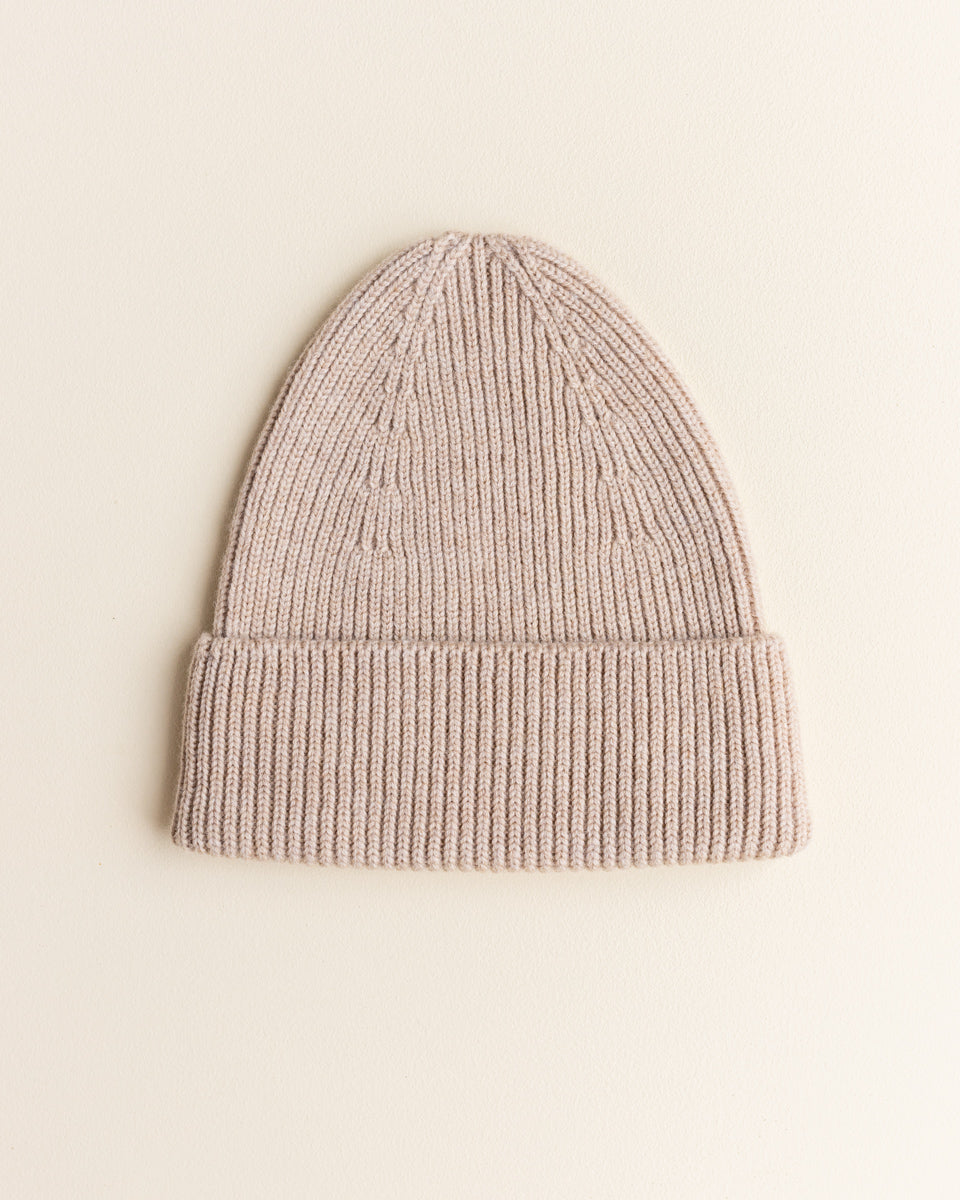 Hvid Beanie Fonzie Kids
