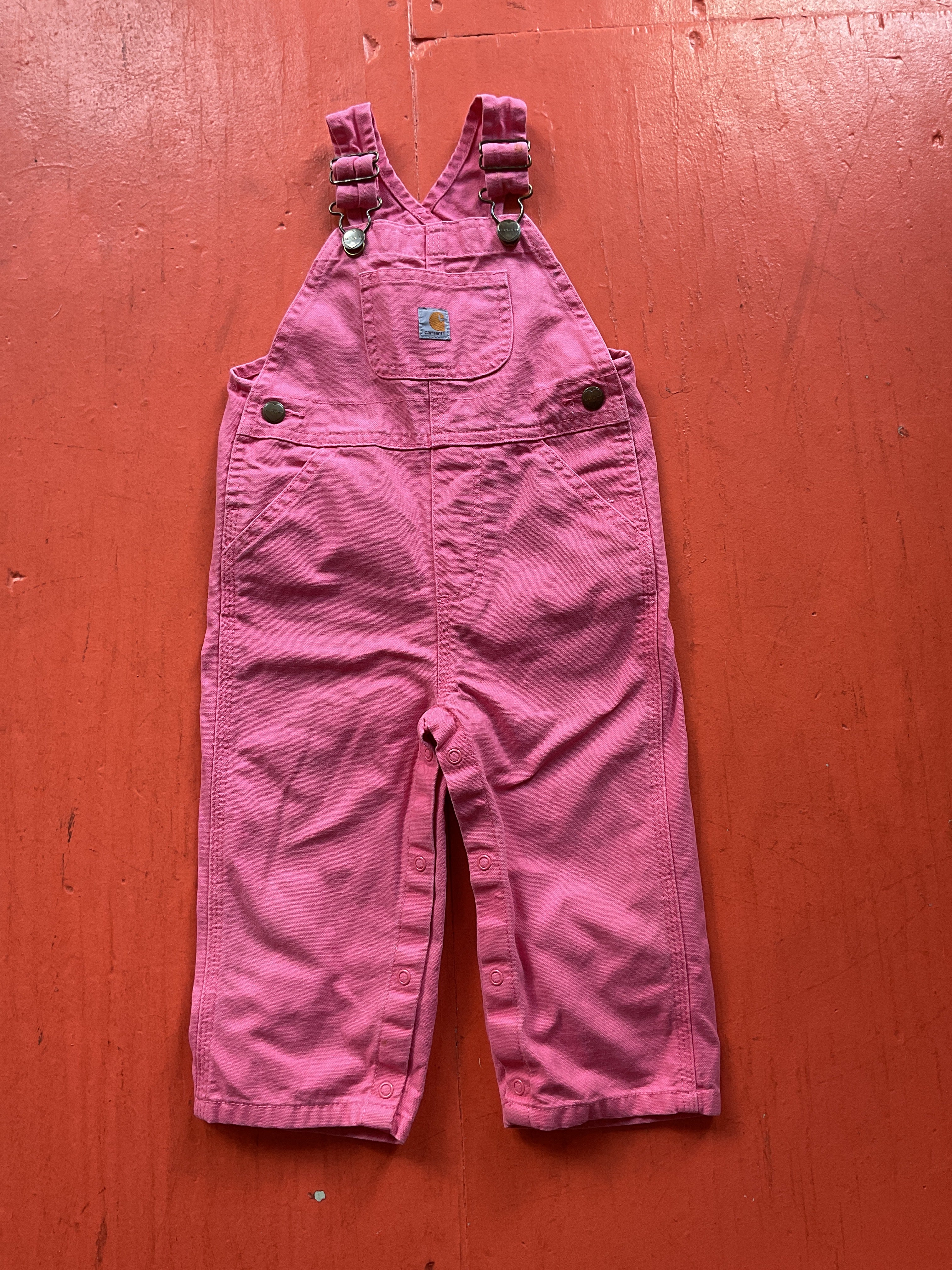 Orphan Darling by Jemima Kirke - Pink Carthartt Overalls