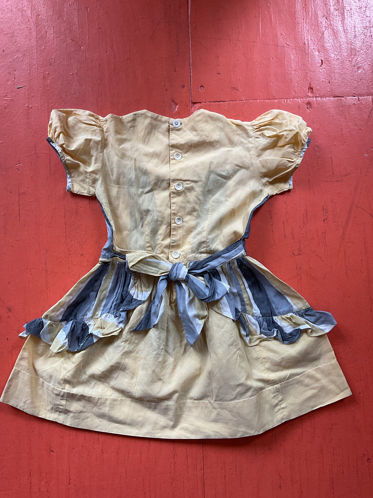 Orphan Darling by Jemima Kirke - Green/Yellow Striped Dress