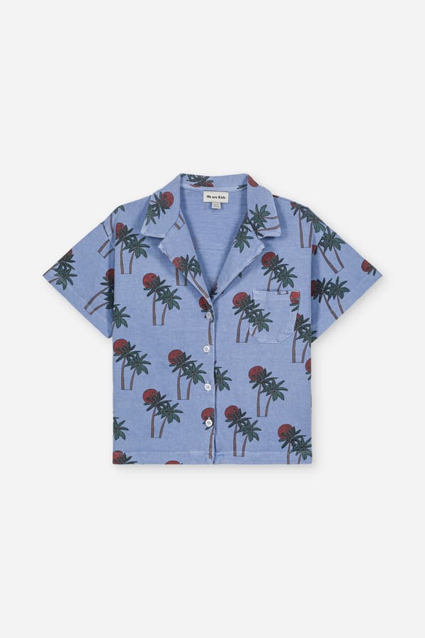 We are Kids Marc Allover Coconut tree shirt