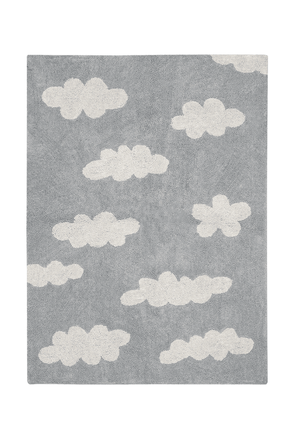 Lorena Canal Washable Rug - Clouds Grey