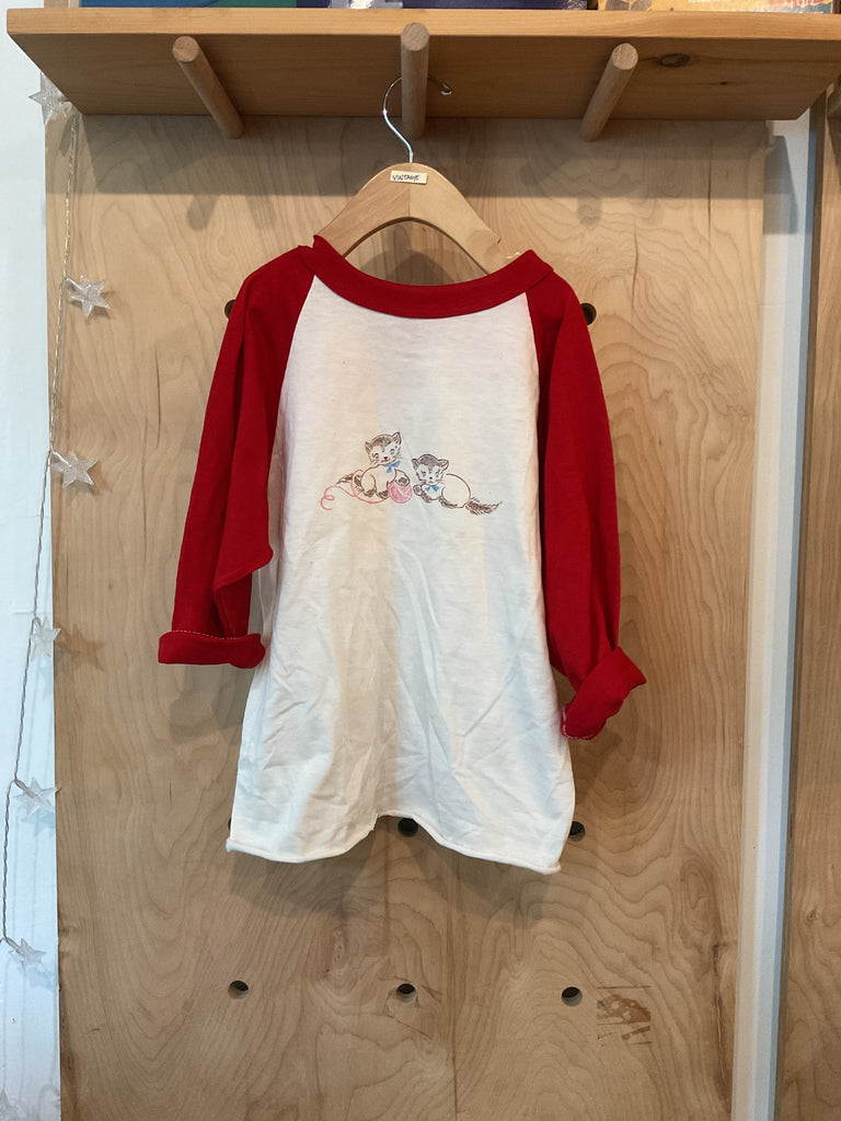 Orphan Darling by Jemima Kirke- Kitten Baseball Tee