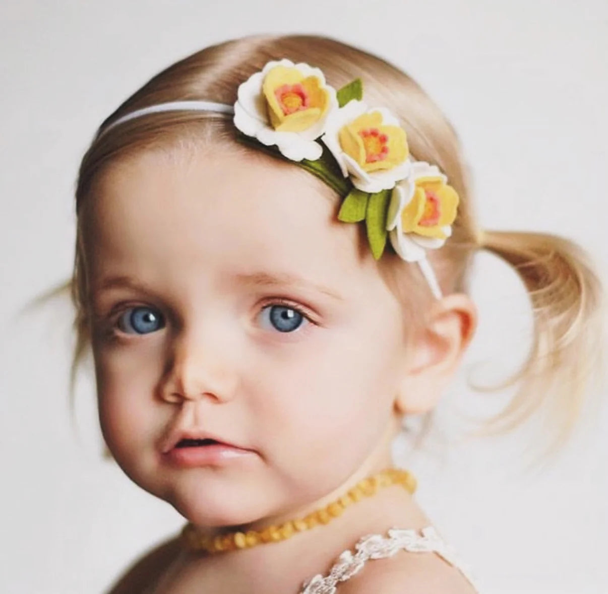 CanyonLeaf -Raw Butterscotch Amber Baby Necklace