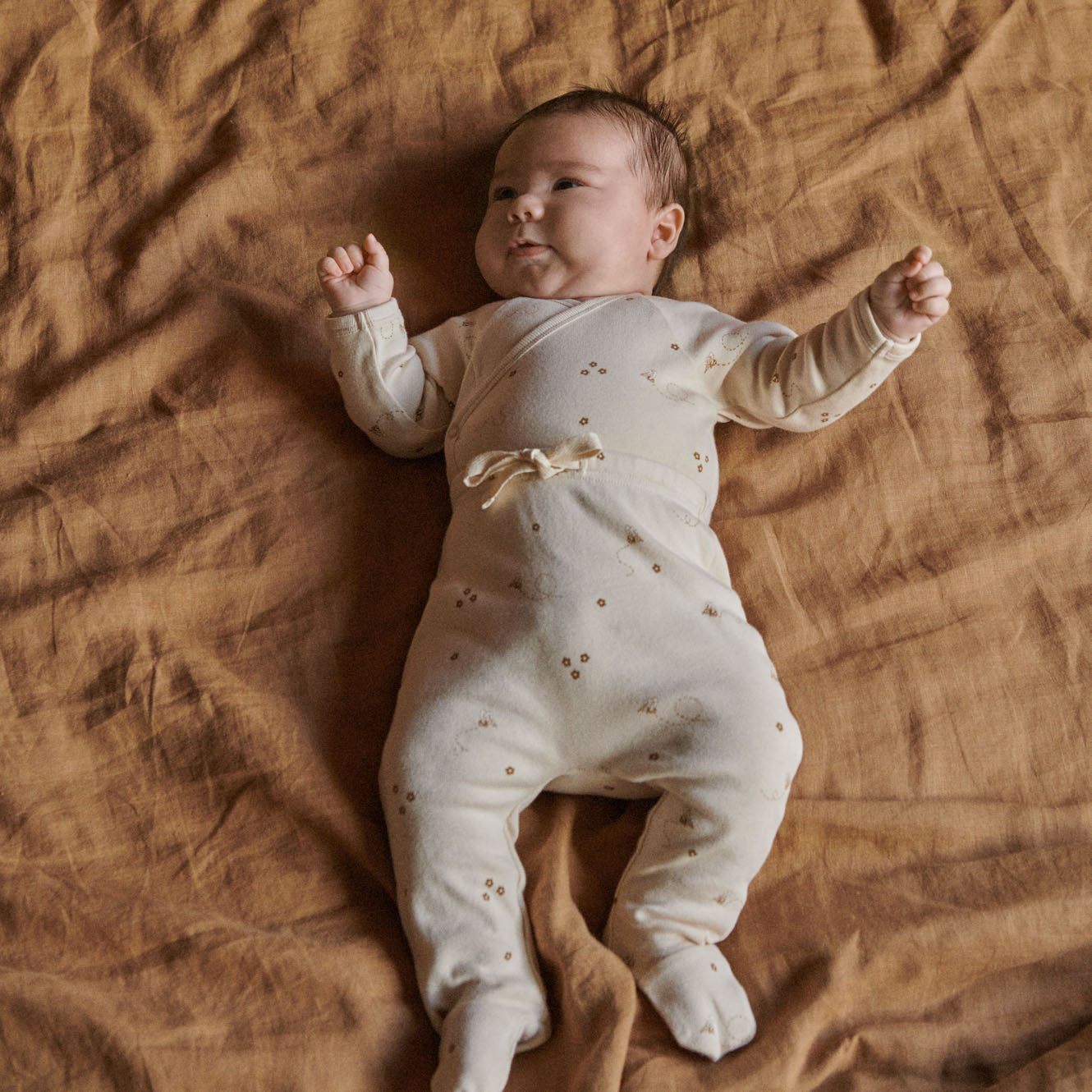 Nature Baby - Cotton Footed Rompers