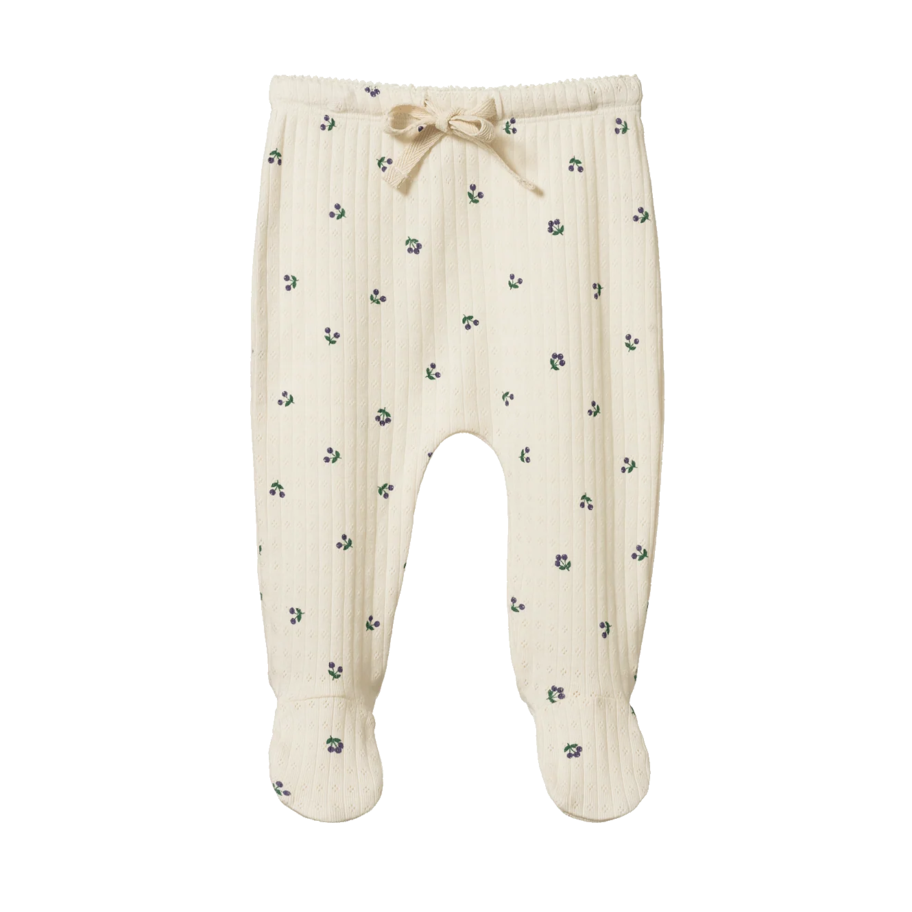Nature Baby - Pointelle Footed Romper