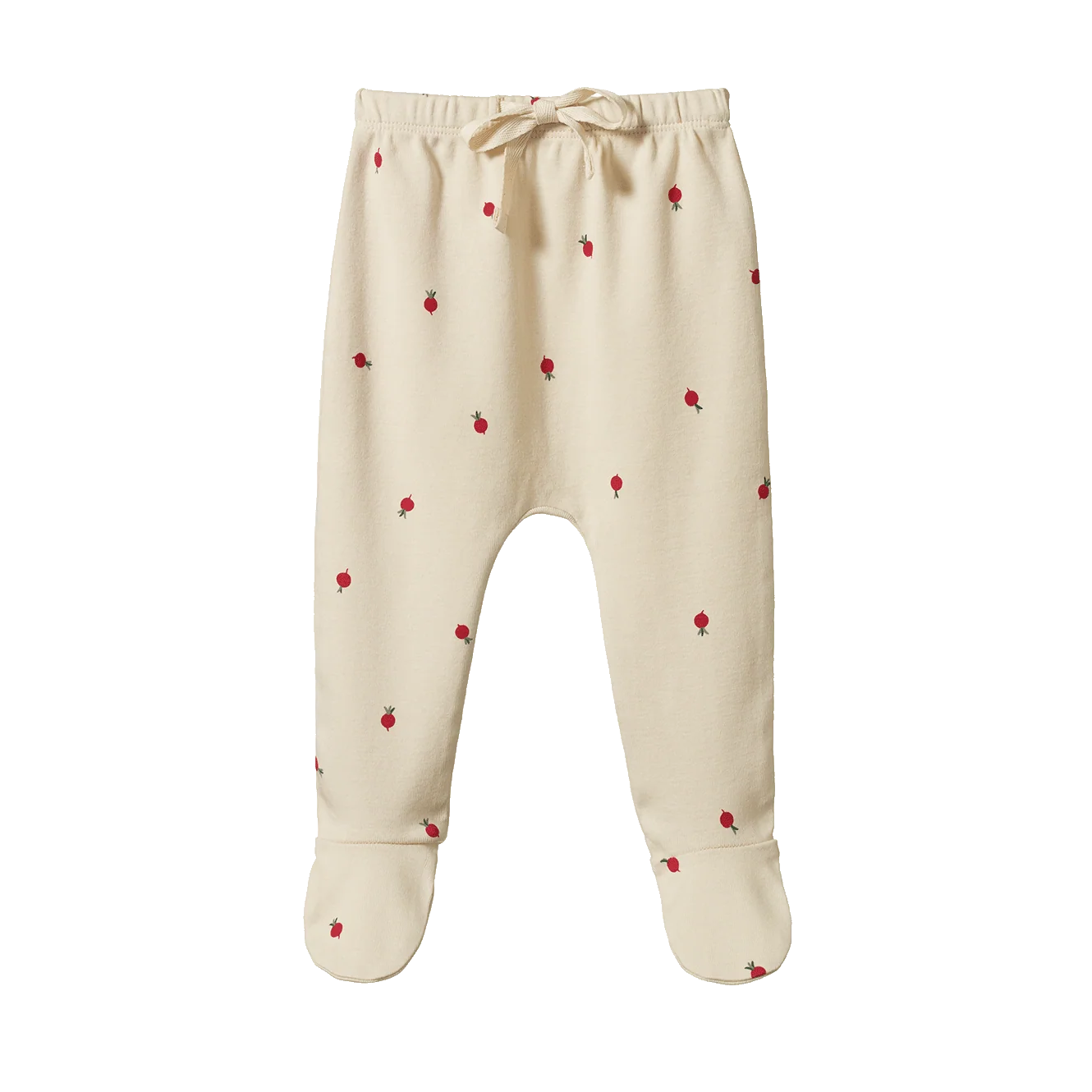 Nature Baby - Cotton Footed Rompers- Radish