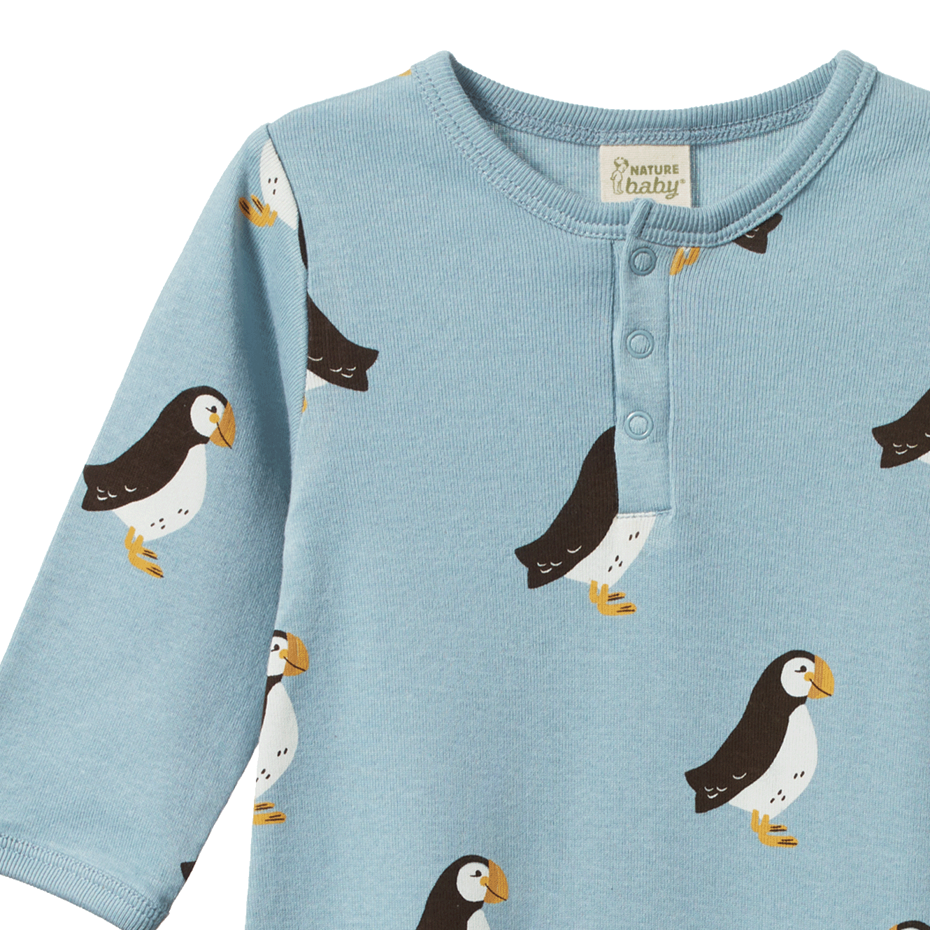 Nature Baby - Henley Sleep Suit
