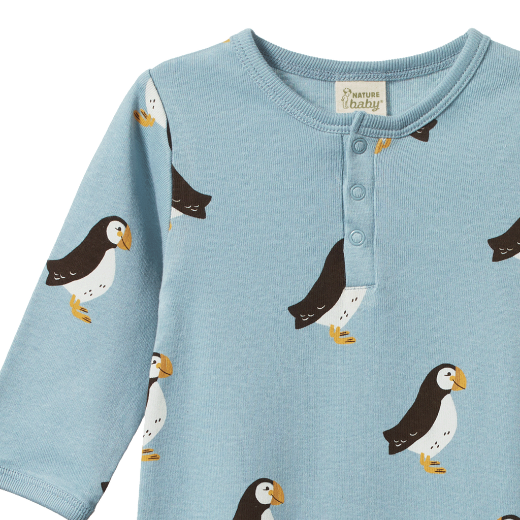 Nature Baby - Henley Sleep Suit