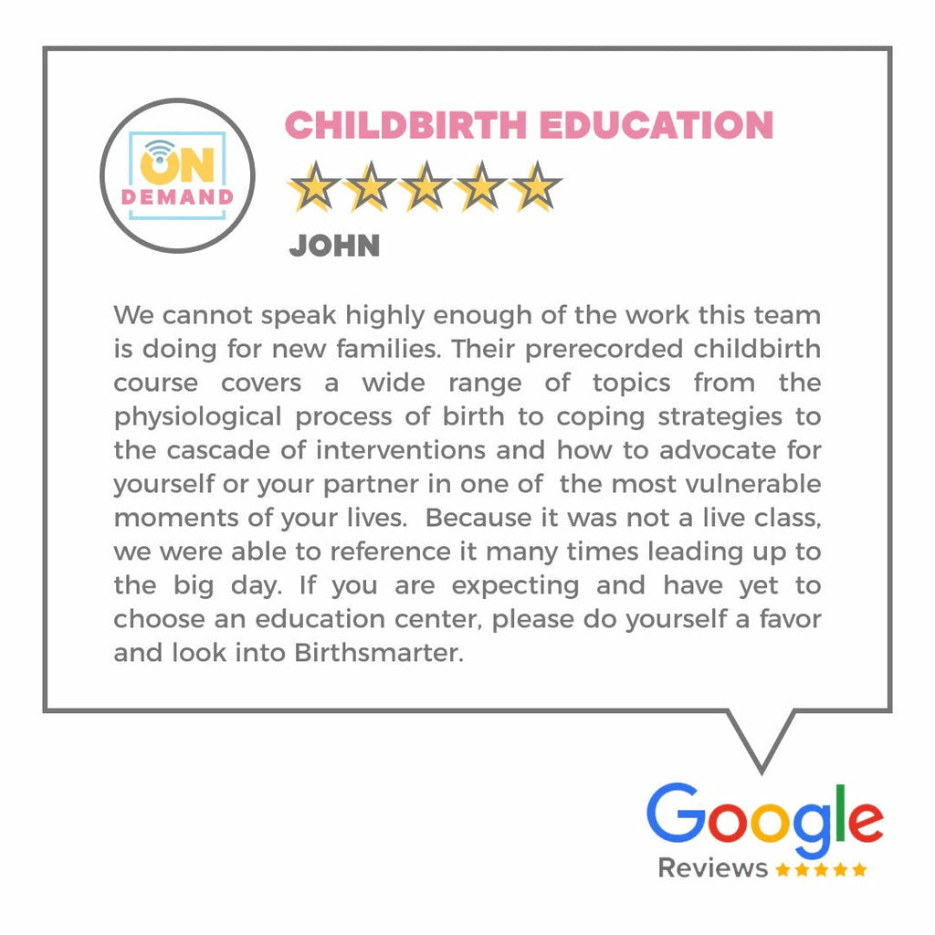 Birthsmarter Weekday Childbirth Education (In-Person)