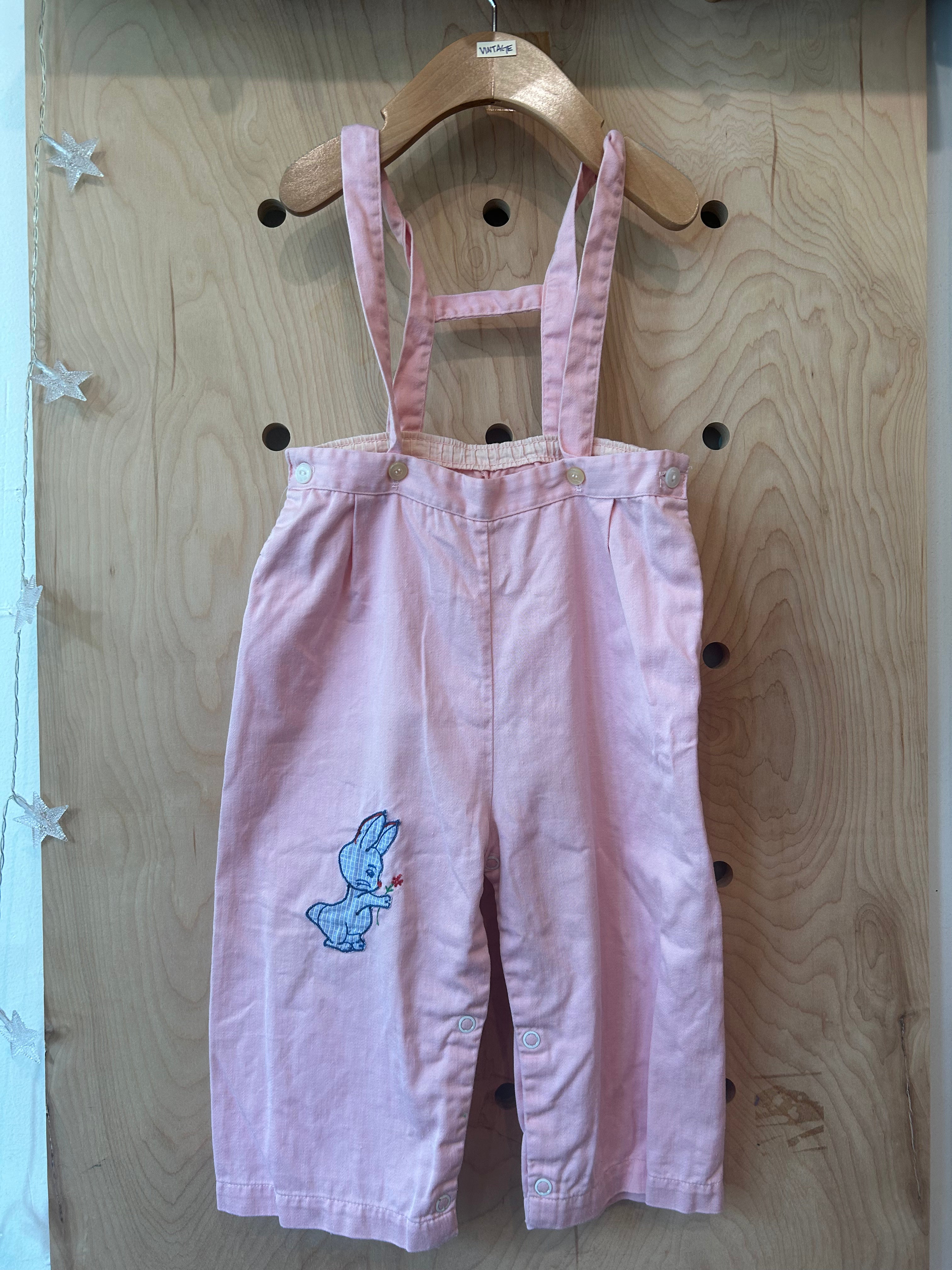 Orphan Darling by Jemima Kirke- Pink Kid Overalls