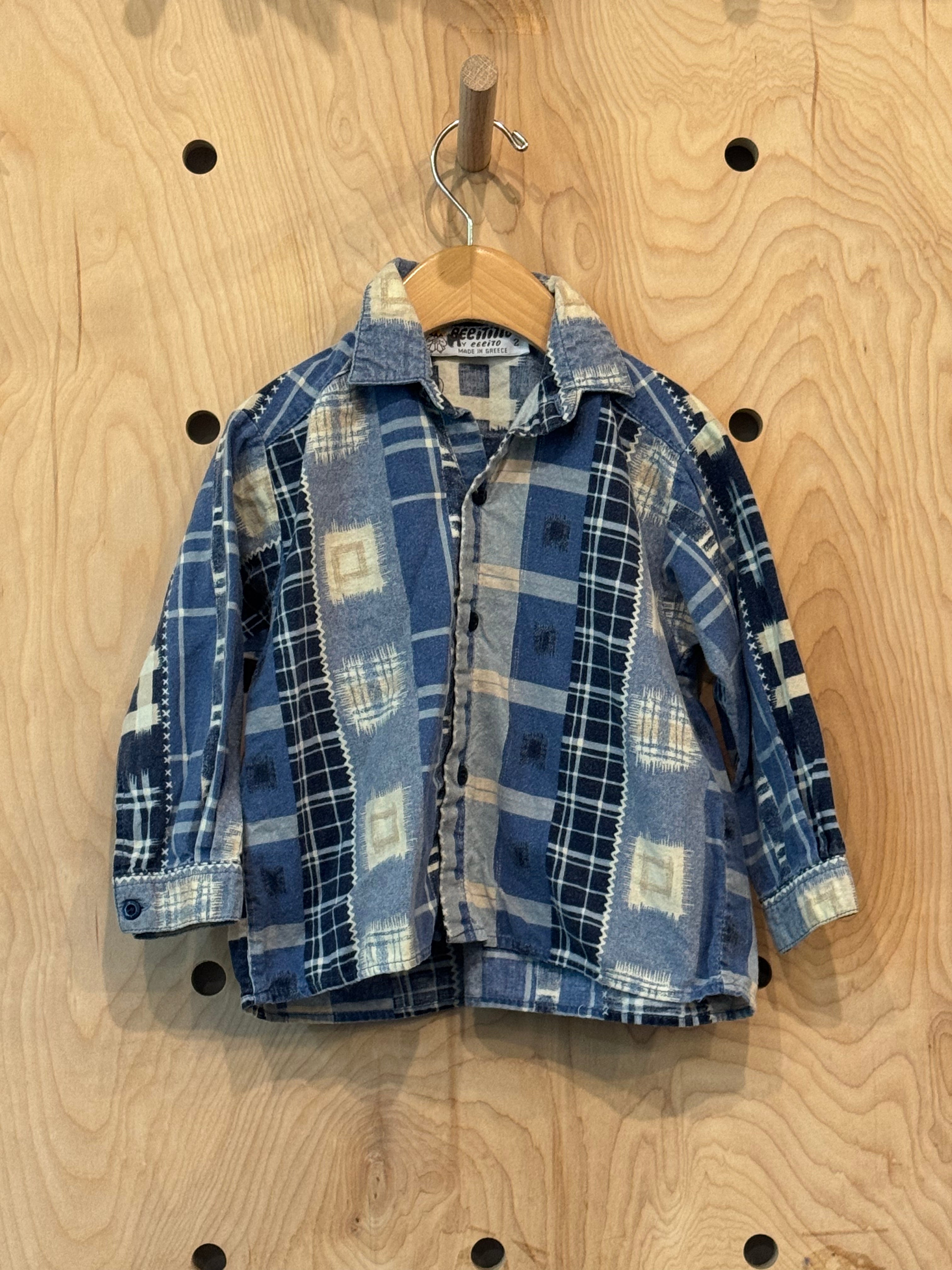 Orphan Darling by Jemima Kirke- Patchwork Print Button Down