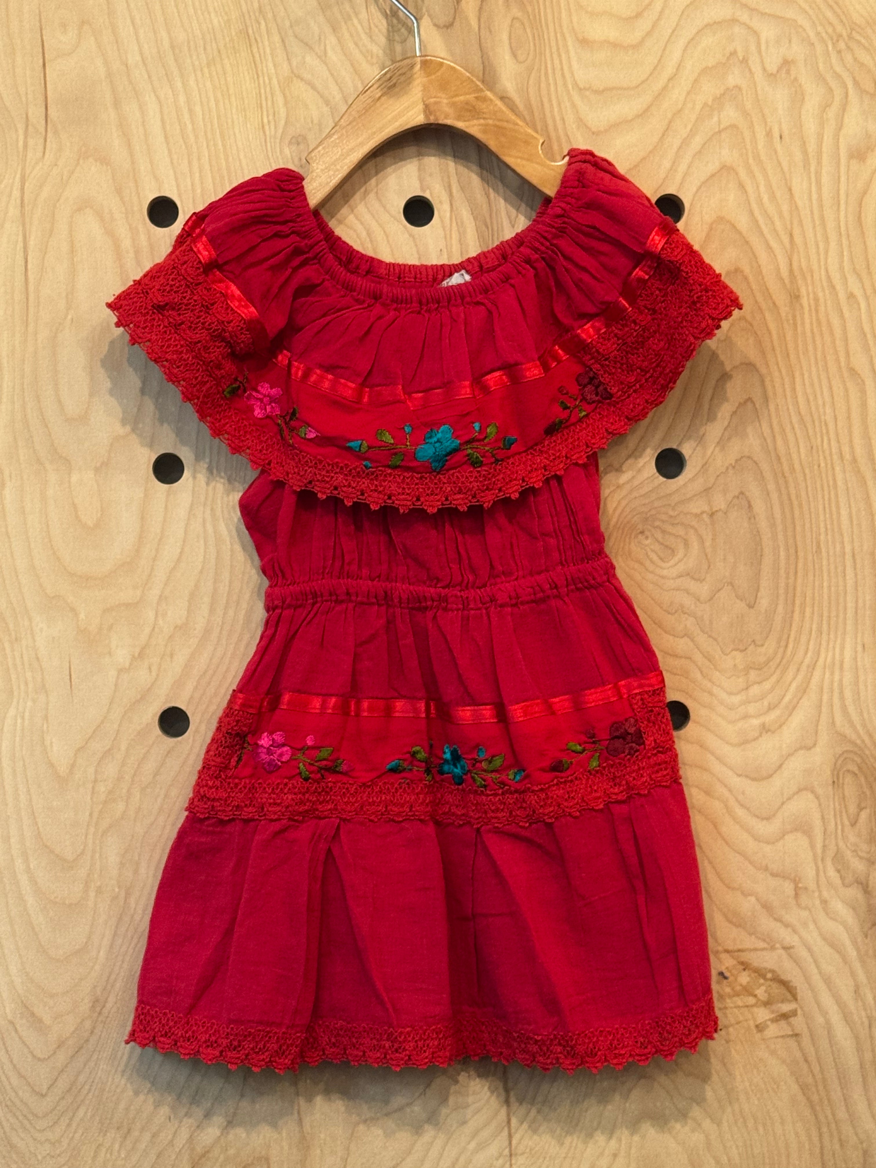 Orphan Darling by Jemima Kirke- Red Mexican Souvenir Dress