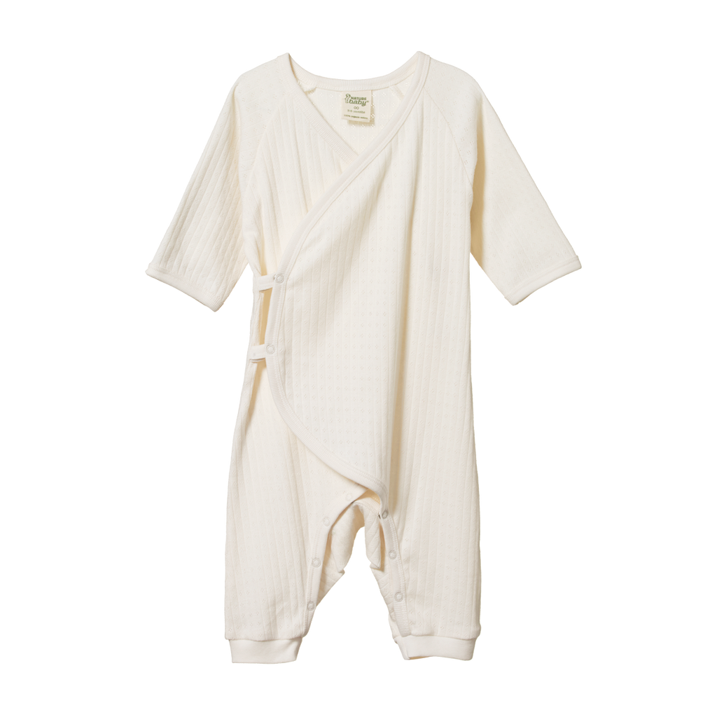 Nature Baby - Pointelle Kimono Stretch and Grow