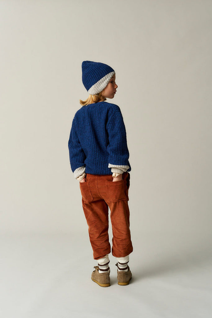 My Little Cozmo Pinwale Corduroy Pants - Brown