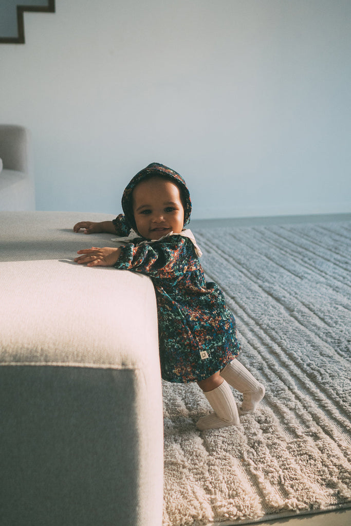 My Little Cozmo Floral Paint Baby Dress