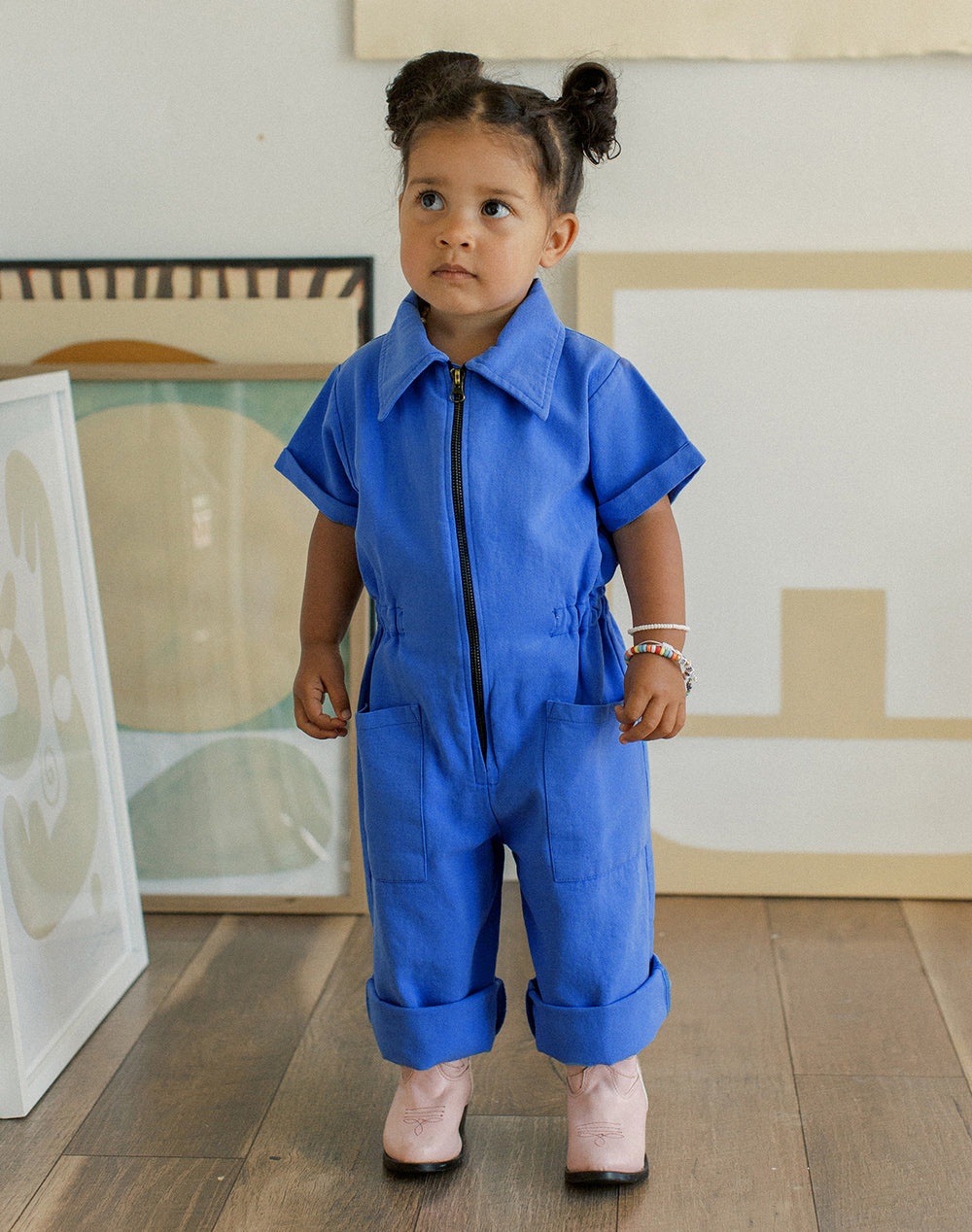 Noble Organic Utility Suit - French Blue