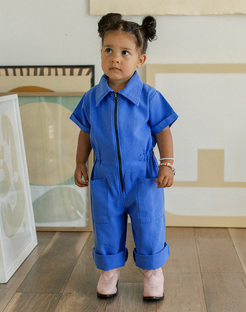 Noble Organic Utility Suit - French Blue