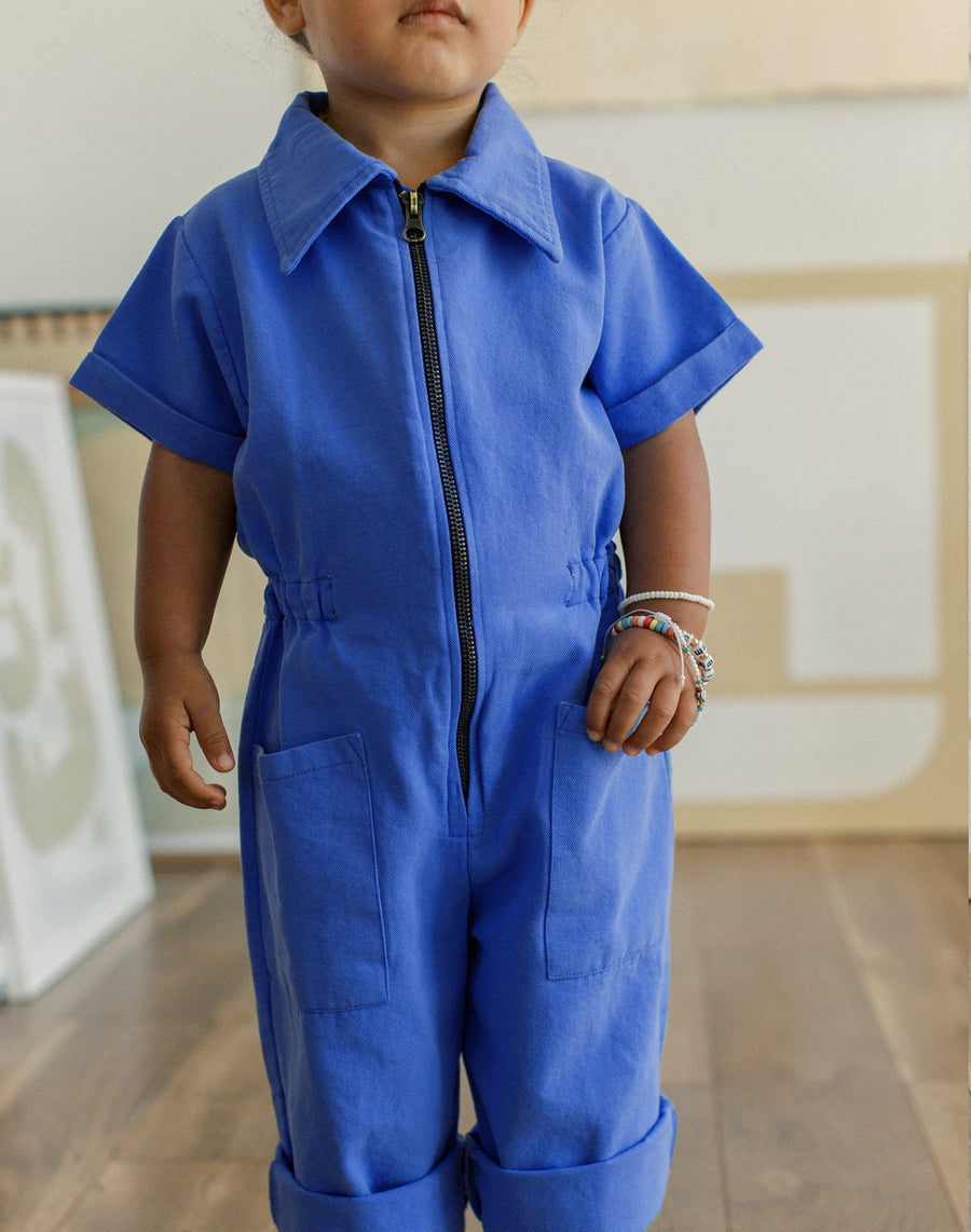 Noble Organic Utility Suit - French Blue