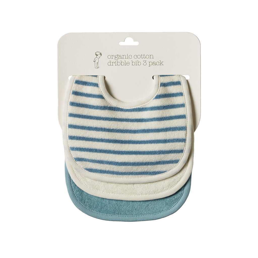 Nature Baby - Dribble Bibs 3 Pack