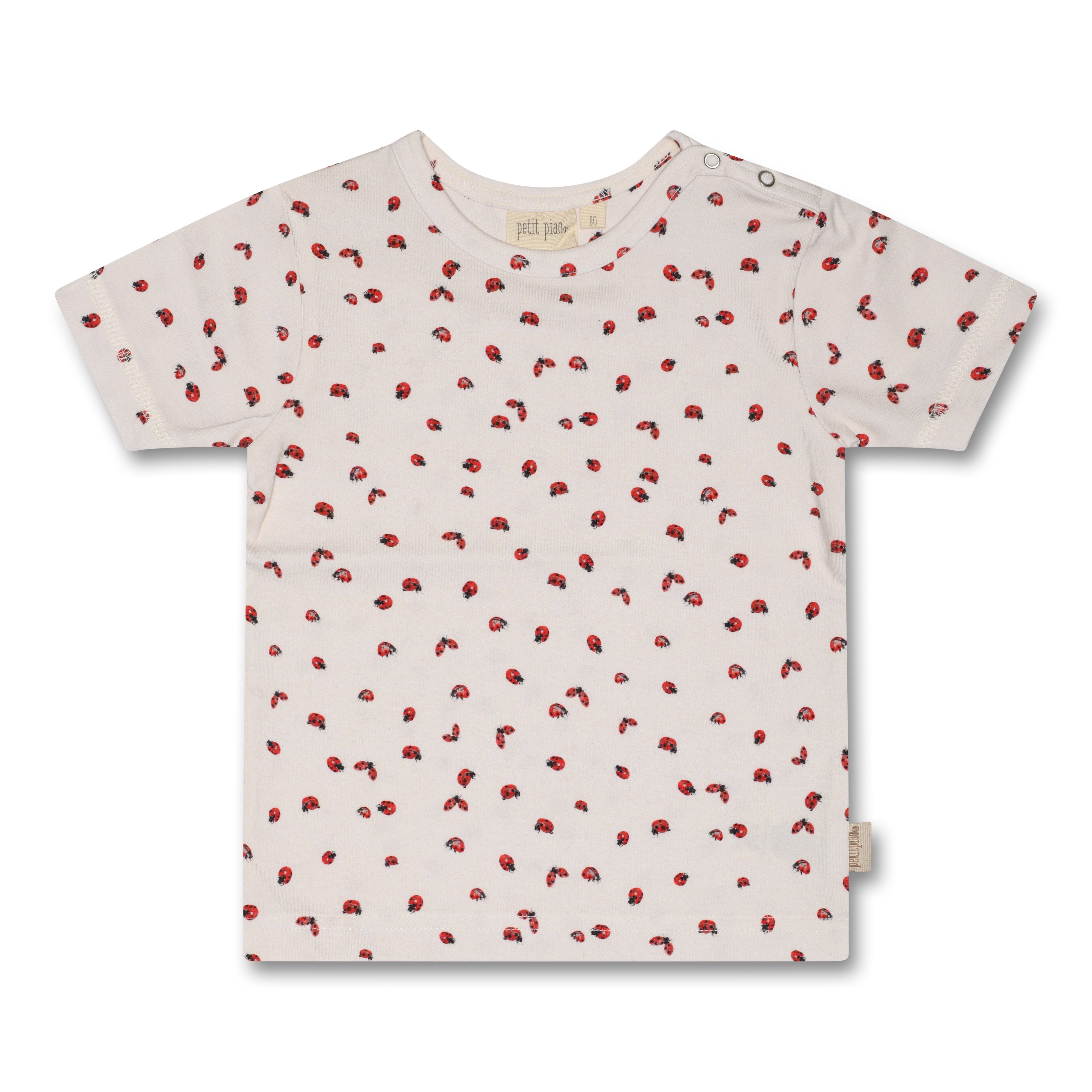 Petit Piao T-Shirt S/S Printed - Ladybug