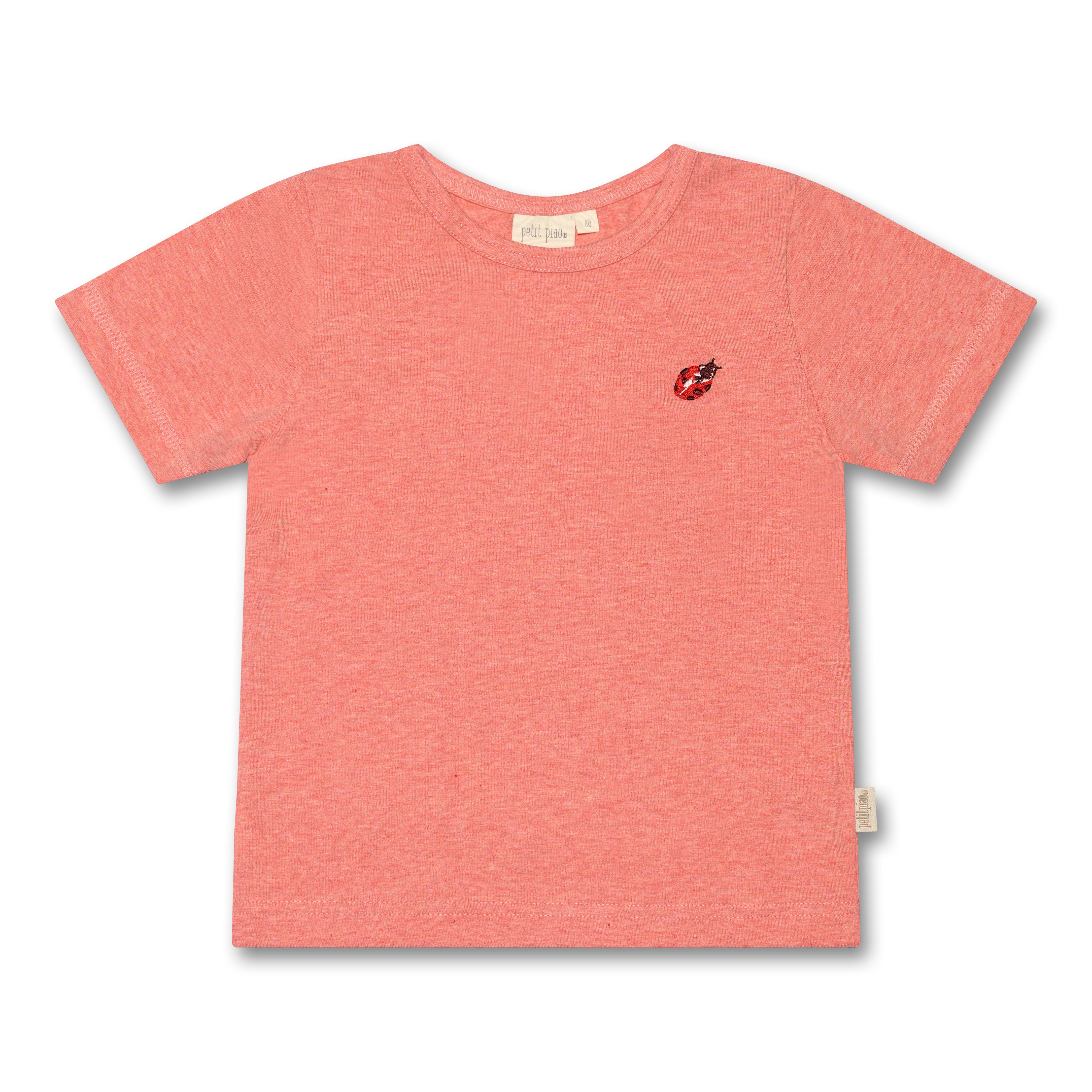 Petit Piao T-Shirt S/S Motif - Sea Shell Pink
