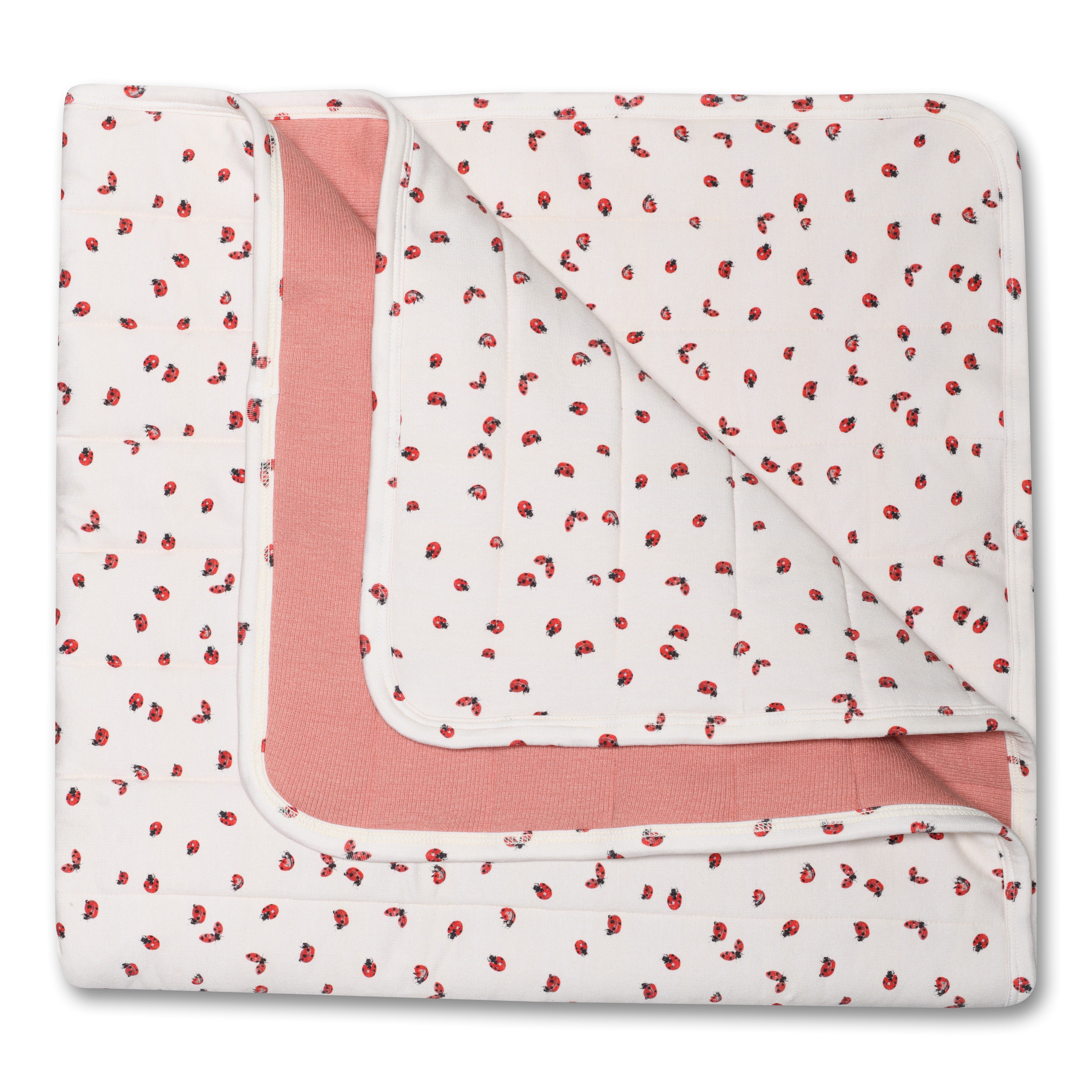 Petit Piao Quilted Plaid Printed - Ladybug