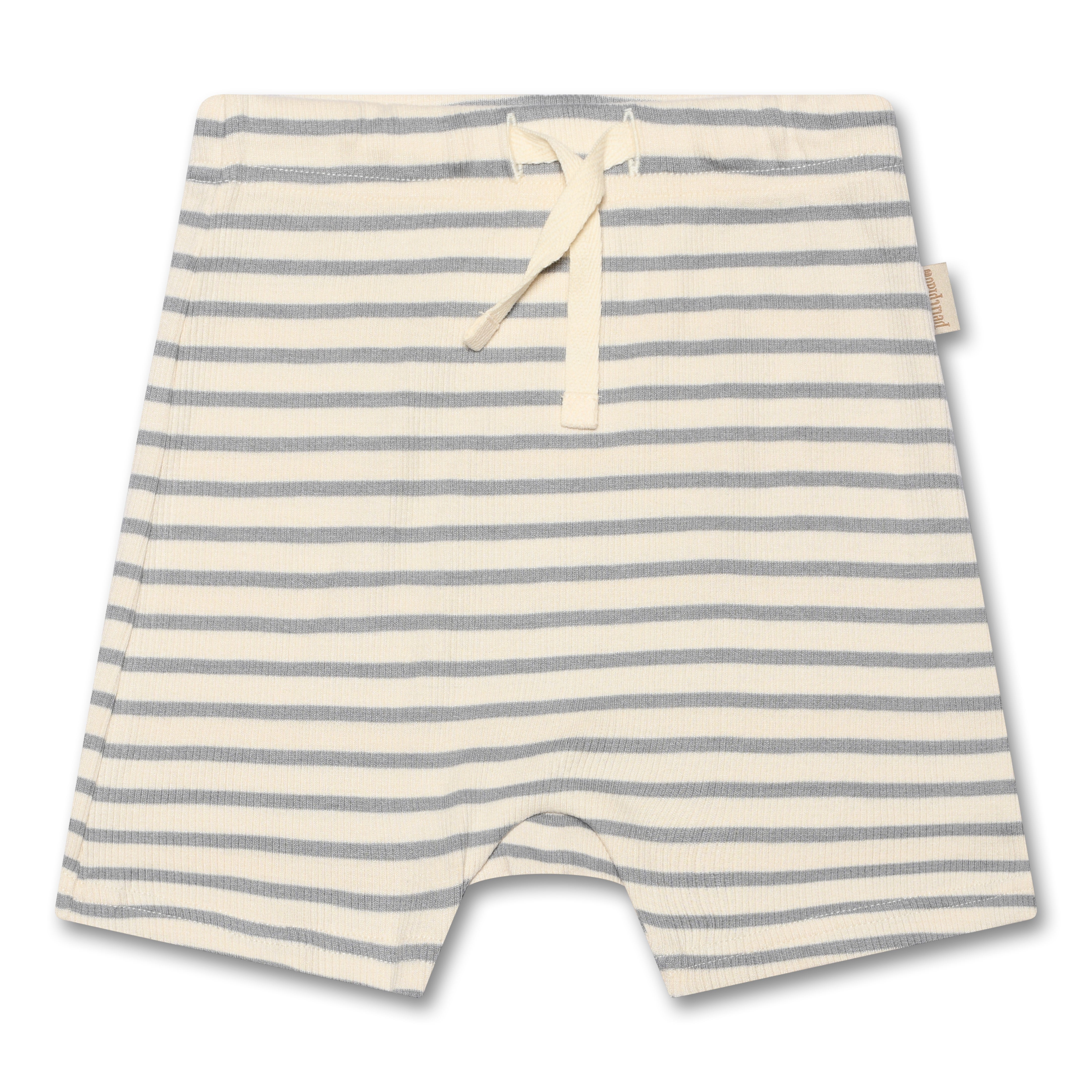 Petit Piao Shorts Modal Striped - Blue Mist