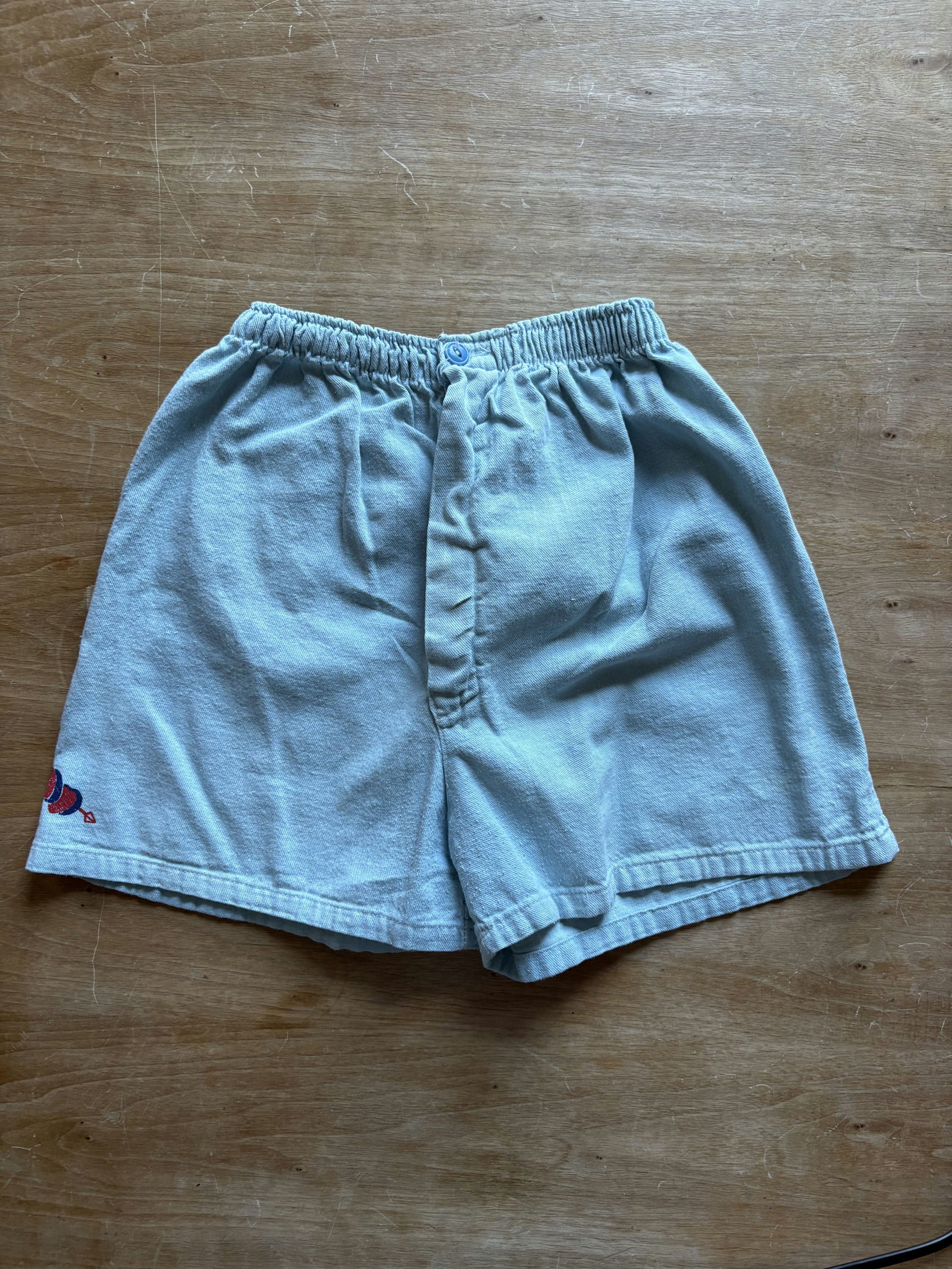 Orphan Darling by Jemima Kirke - 60's Soft Denim Shorts w/ Heart