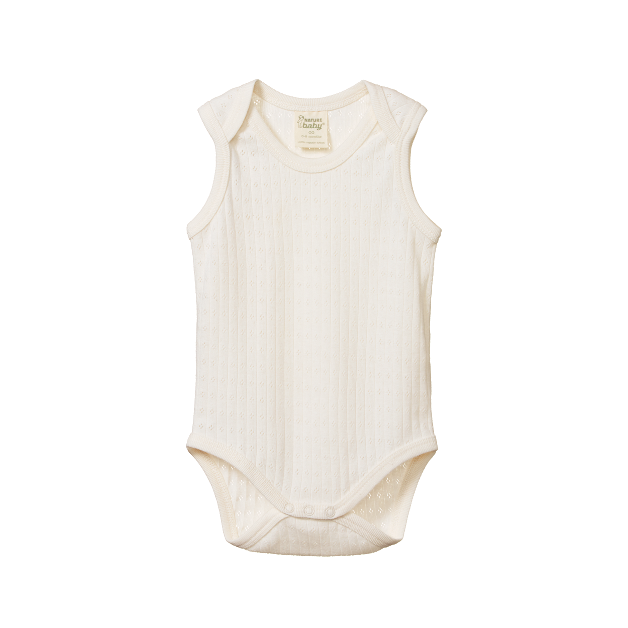 Nature Baby - Pointelle Singlet Bodysuit