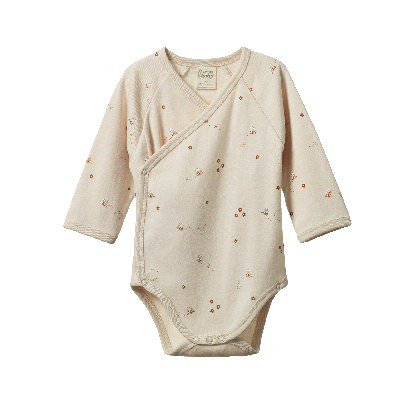 Nature Baby - Long Sleeve Kimono Bodysuit