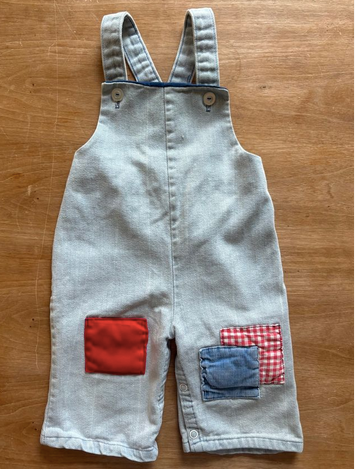 Orphan Darling by Jemima Kirke -1970s Overalls With Patches
