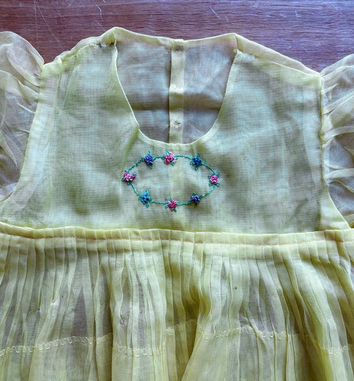 Orphan Darling by Jemima Kirke -1940s Yellow Party Dress