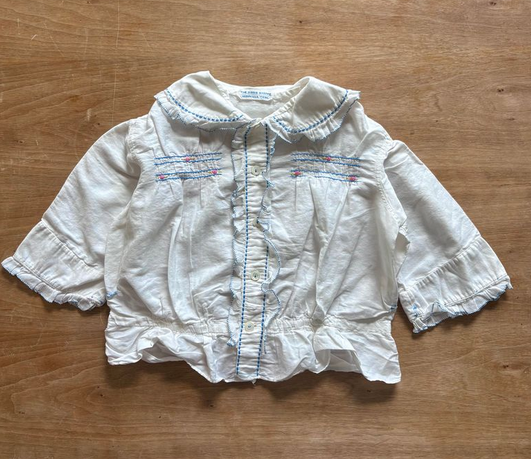 Orphan Darling by Jemima Kirke - 1940s Ruffle Blouse