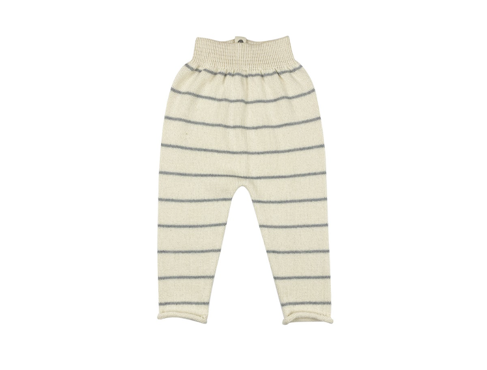 Bayiri Milky Way Pants - Milk & Orion Gray Stripes