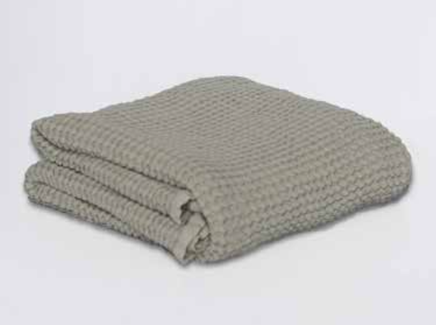 Mallino Waffle Blanket - Light Grey