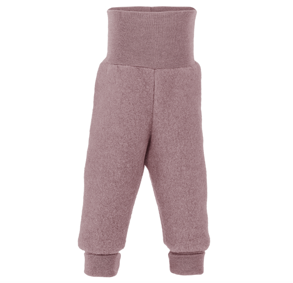 Engel Wool Fleece Baby Pants - Rosewood