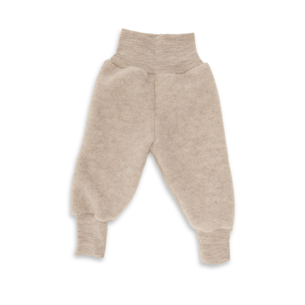 Engel Wool Fleece Baby Pants - Sand