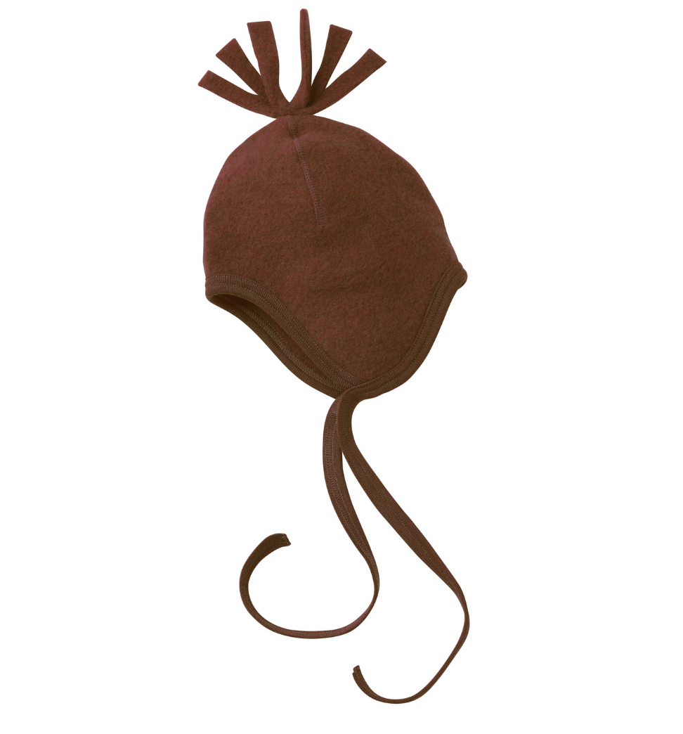Engel Baby Hat with Tassel - Cinnamon