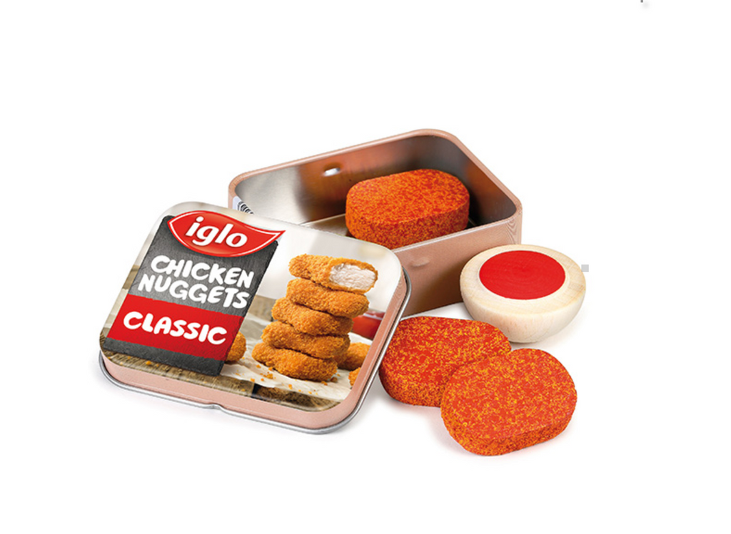 Erzi Chicken Nuggets in a Tin