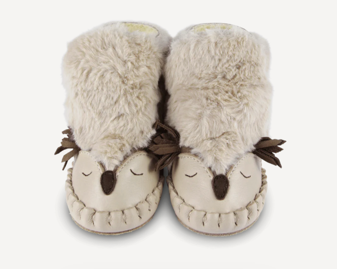 Donsje Kapi Exclusive Owl - Light Beige Soft Faux Fur