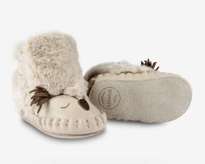 Donsje Kapi Exclusive Owl - Light Beige Soft Faux Fur