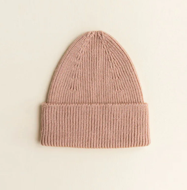 Hvid Beanie Fonzie Newborn